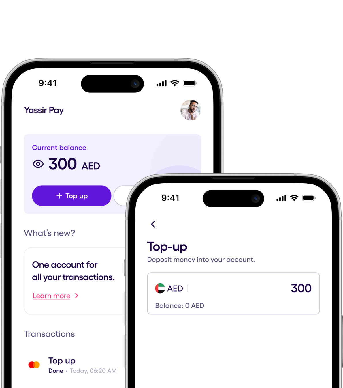 Fund your wallet easily feature illustration